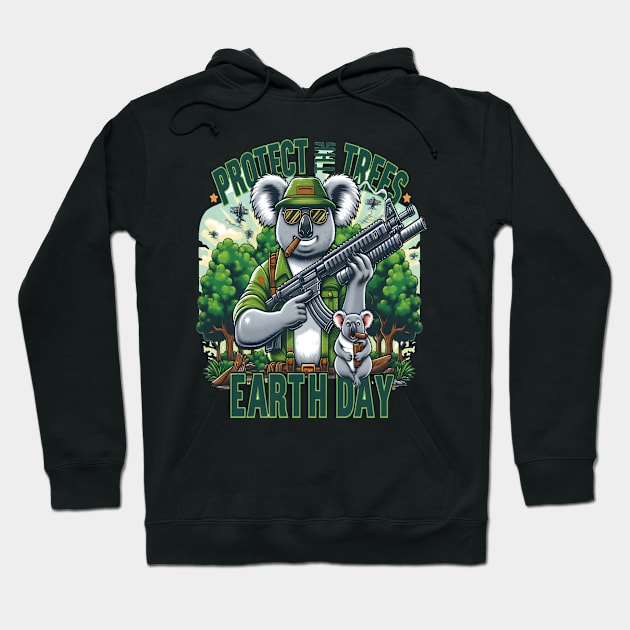 Armed Koalas Standoff Hoodie by coollooks